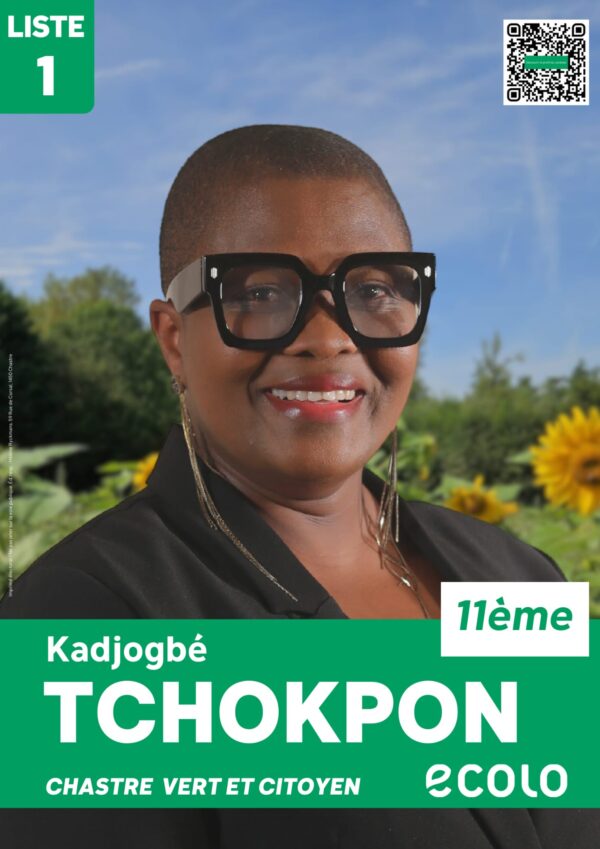 Belgique Kadjogbé Tchokpon, candidate élections communales