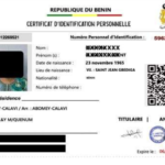 Bénin CIP validité