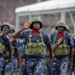 Bénin officiers Police républicaine grades supérieurs