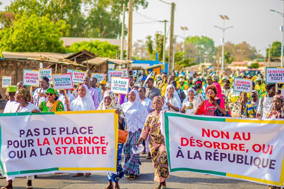 Nord Bénin : marche de soutien aux institutions après le putsch avorté