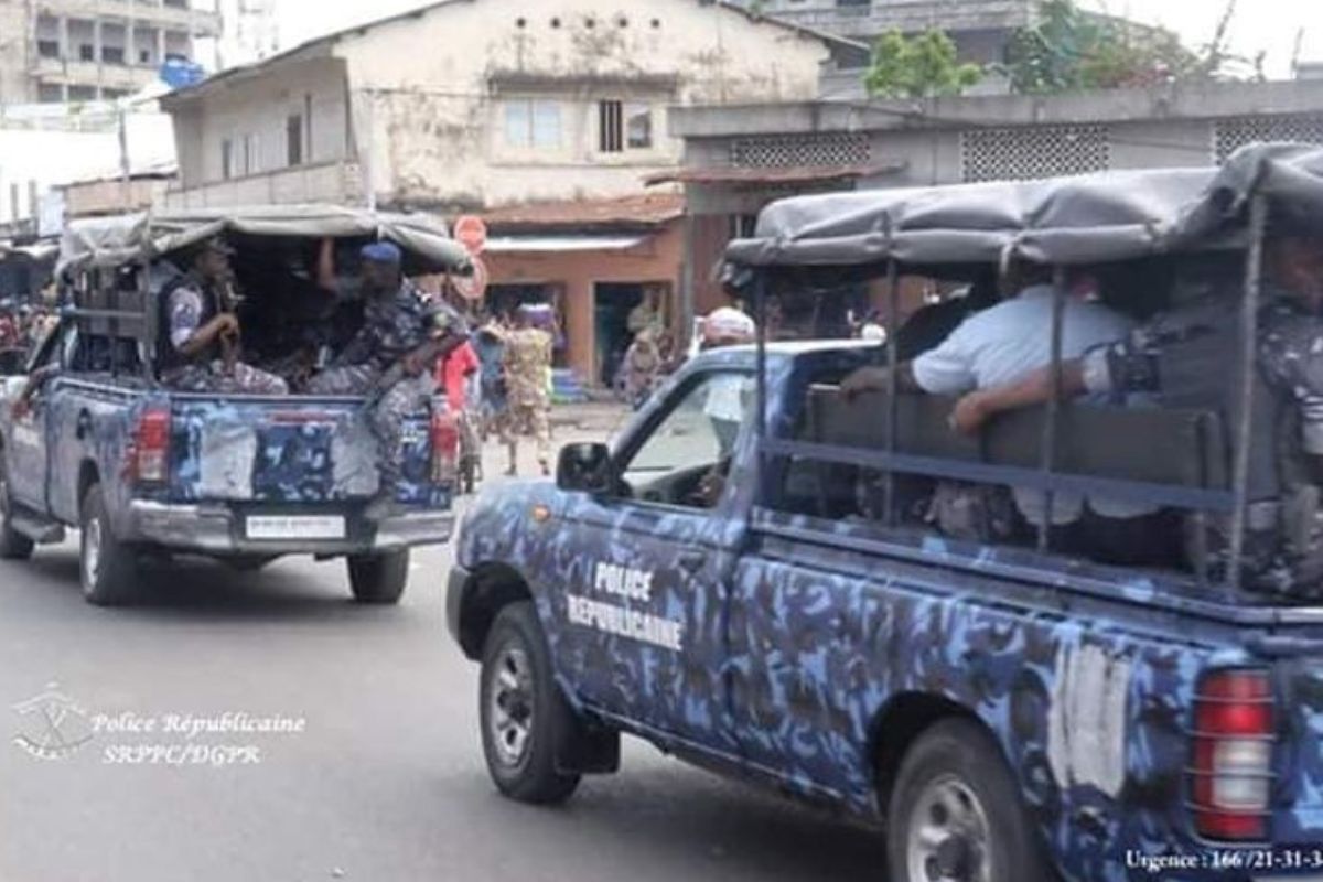 Bénin Police républicaine fugitifs nigérian, américain français