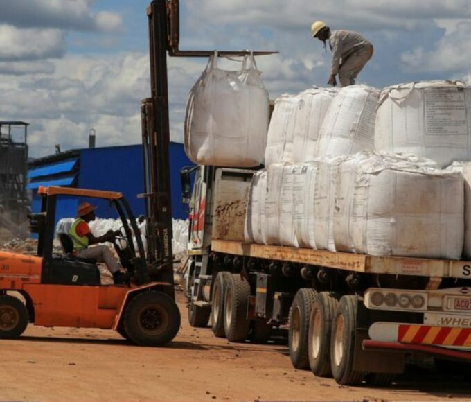 sulfate lithium Afrique Zimbabwe