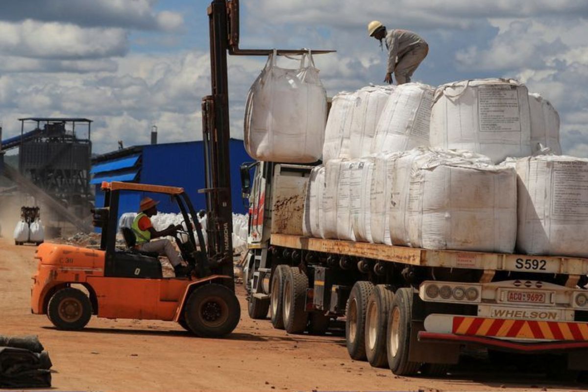 sulfate lithium Afrique Zimbabwe