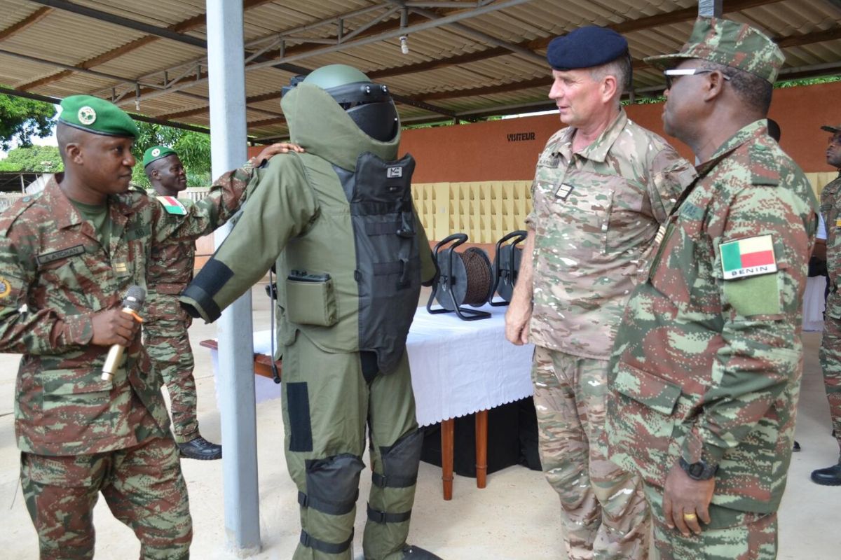 Bénin Génie militaire engins explosifs